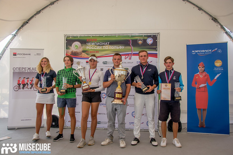 Дэвид Аткинс и Екатерина Малахова стали чемпионами России по гольфу